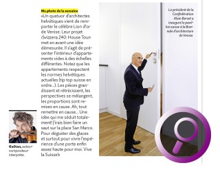 Gaëtan dans Migros Magazine